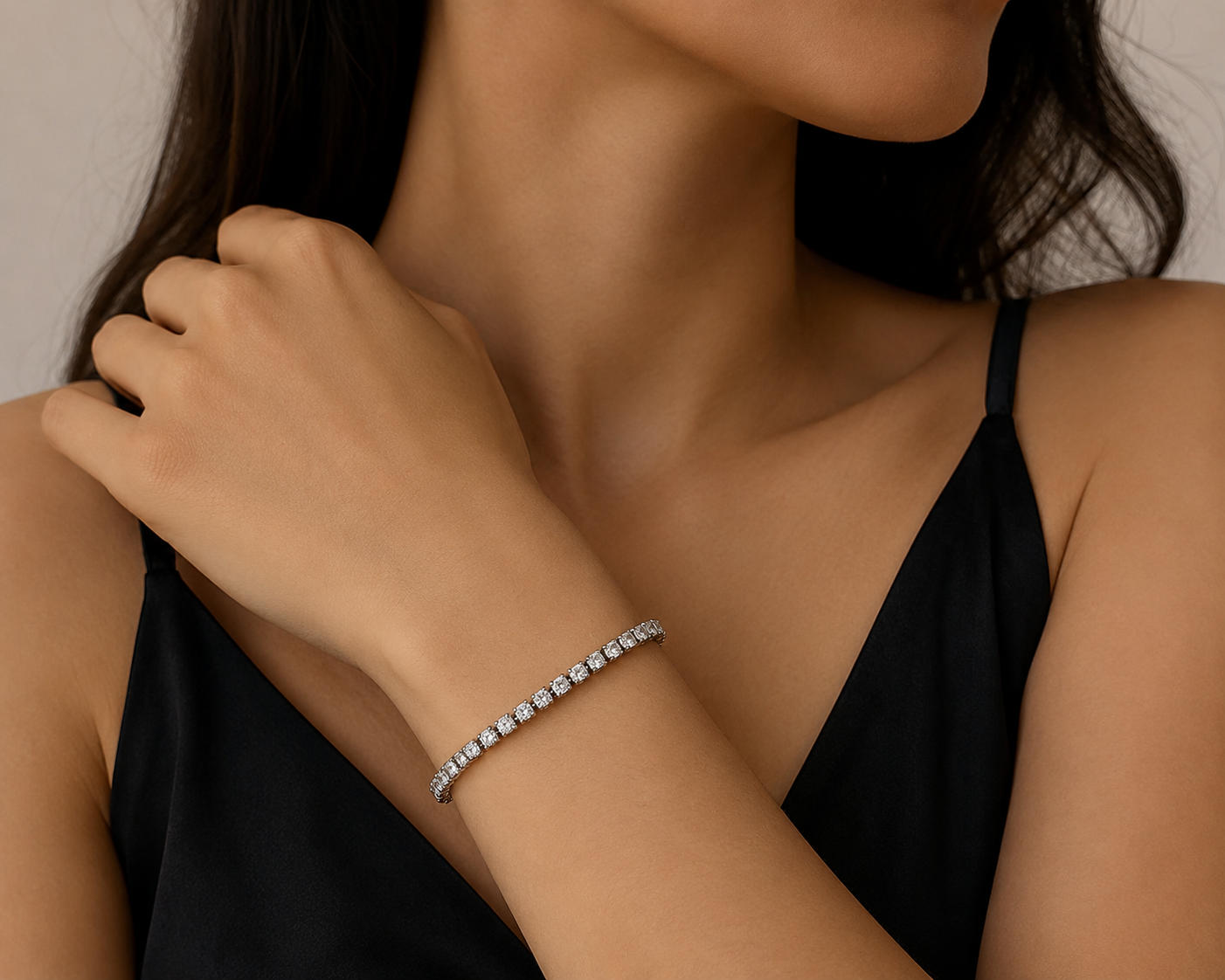 Tennis Bracelet-Silver