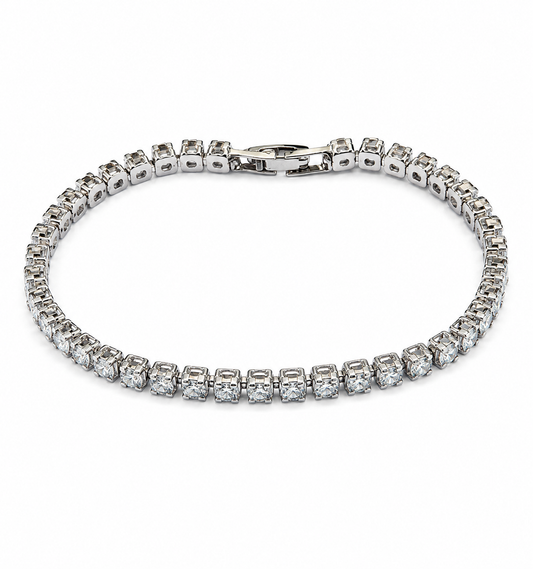 Tennis Bracelet-Silver