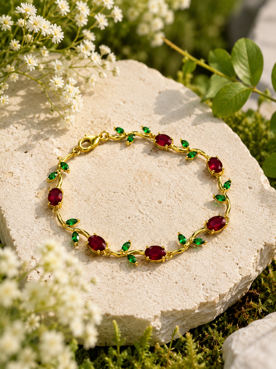 Crystal Tulip Bracelet