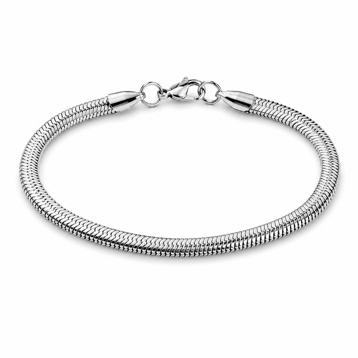 Snake Chain Bracelet-Silver